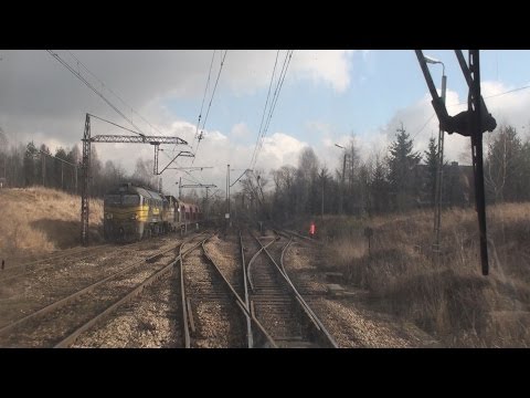 Cabview EN57: Oświęcim - Trzebinia + sound - 05.02.2016