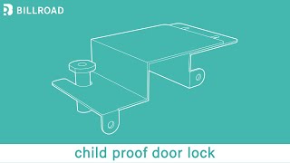 How to install your BILLROAD child proof door lock