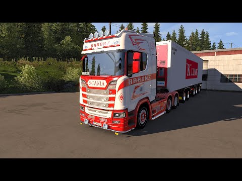 ETS2 1.32 Promods 2.31 - Real AI Traffic Engine Sounds. Baronz Haulage.