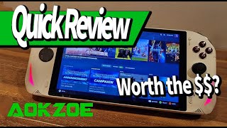 Is this the best display size?  AOKZOE A1 Review