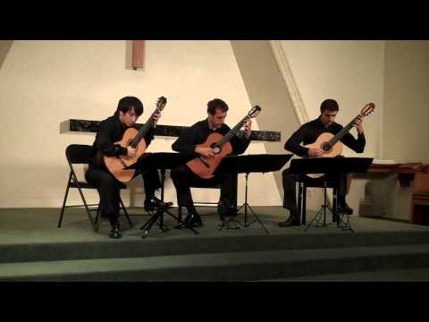 Miami Guitar Trio - Vivaldi's Concerto Grosso I mov 10/2/10