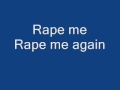 Nirvana -Rape Me (lyrics) 