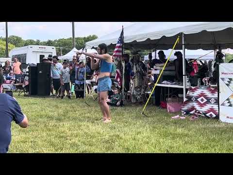 Bobby Sanchez, Native Rapper, performs at Raritan, NJ 2023 Pow Wow