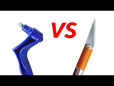 Is The Gyro-Cut Better Than An X-Acto Knife?? Speed test and first impressions