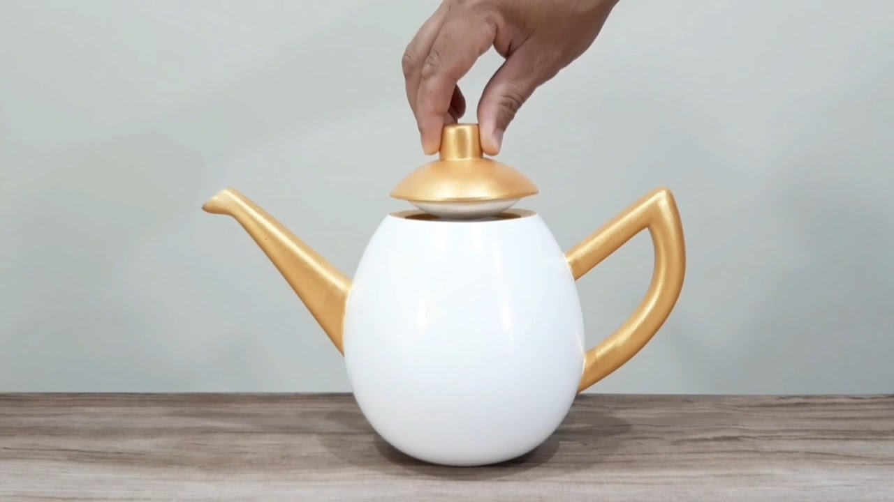 como fazer bule de gesso decorativo, E ganhar dinheiro trabalhando em casa #arte #diy
