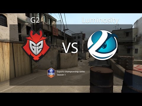 CS:GO - Luminosity vs G2  Dust 2 ECS Season 1 Finals