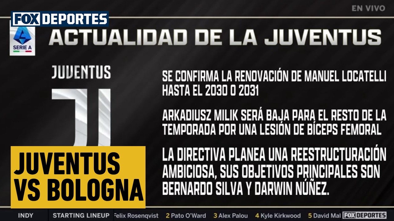😲⚽ JUVENTUS VS BOLOGNA | La Juventus se prepara para una reestructuración | Serie A