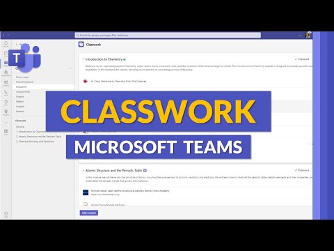 How to use Classwork in Microsoft Teams