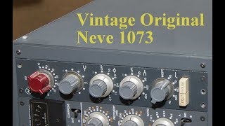 Video thumbnail for Sound Test Vintage Neve 1073 vs Siemens ProItems AudioLux by RustGL