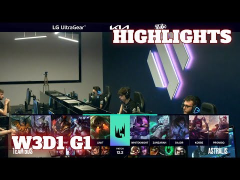BDS vs AST - Highlights | Week 3 Day 1 S12 LEC Spring 2022 | Team BDS vs Astralis W3D1