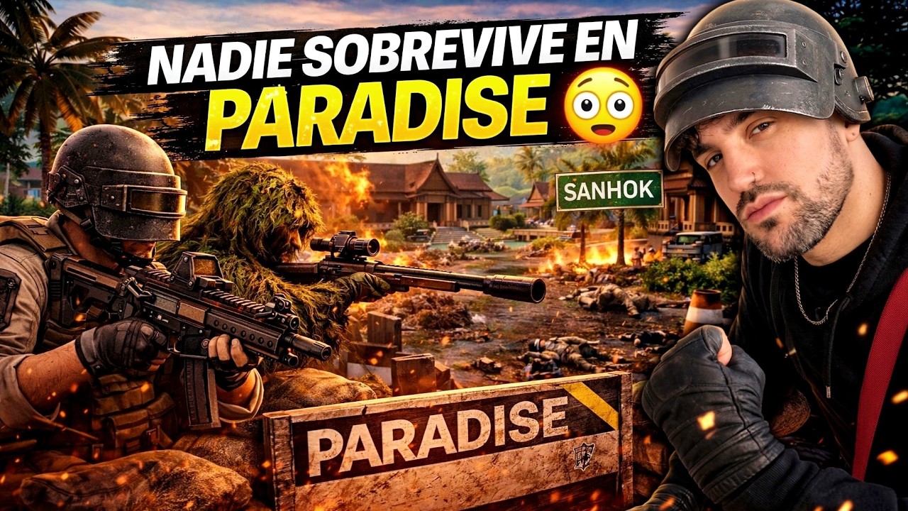 NADIE SOBREVIVE EN PARADISE 😳 | SANHOK PUBG GAMEPLAY
