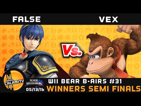 WBB #31 | CT Vex Kasrani (DK) vs LoF False (Marth) - Winners Semi Finals - Sm4sh Singles