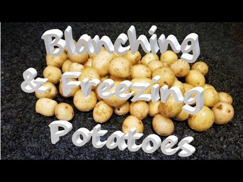 How to Blanch & Freeze Potatoes🥔🥔🥔 For LOCKDOWN