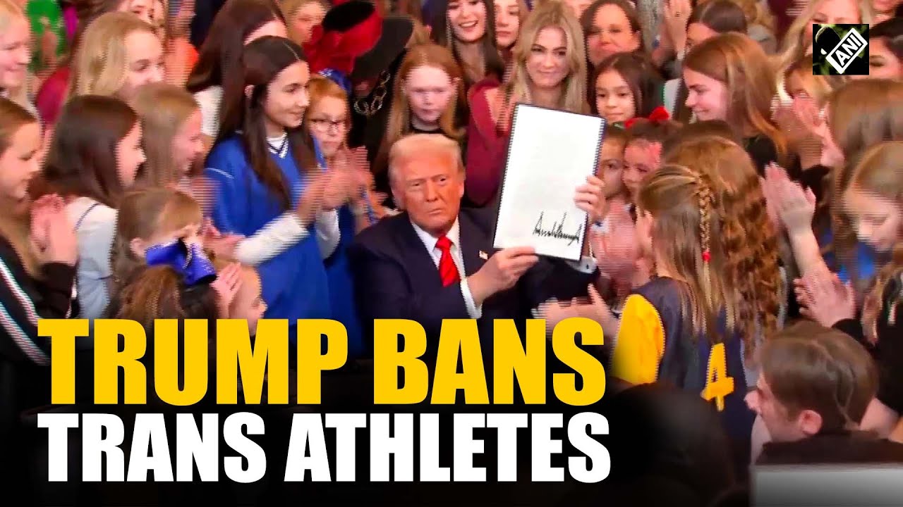 “From now on women sports…” Trump’s fiery speech targeting ‘trans’ athletes before signing order