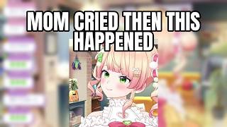 VTuber's Mom Cries Recalling the Live, Then Drops a Random Laxative Joke | Momosuzu Nene