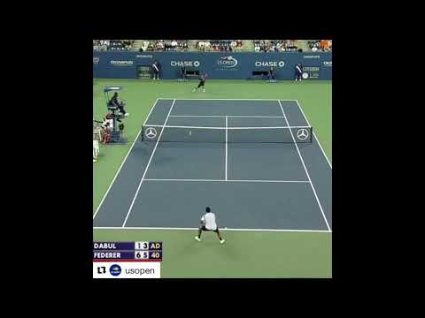 Roger Federer vs Brian Dabul  US OPEN tennis