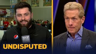 Baker Mayfield and Skip Bayless discuss Hue Jackson, Browns future & ROY odds | NFL | UNDISPUTED
