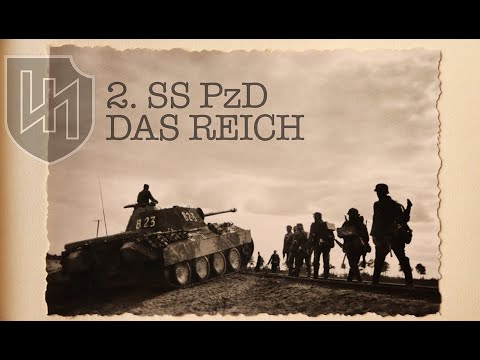2nd SS Panzer Division Das Reich Original Diary Pt 3, Combat footage, 10 PzD, Paul Hausser Waffen SS