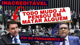 FLÁVIO BOLSONARO IRONIZA DENÚNCIA DE PLANO PARA MATAR LULA, ALCKMIN E MORAES