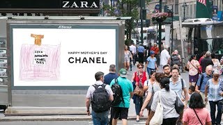 Chanel turns DOOH into Sketch Book