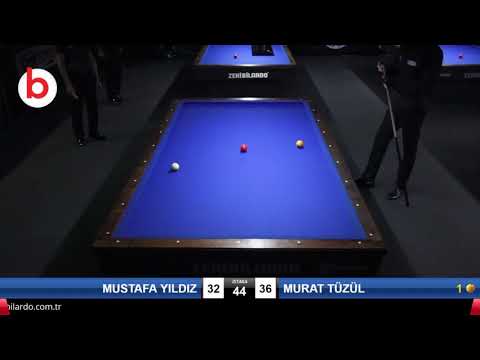 MUSTAFA YILDIZ & MURAT TÜZÜL Bilardo Maçı - 2019 TÜRKİYE ŞAMPİYONASI 3.ETAP-FİNAL 1/16