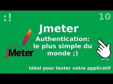 Jmeter 10 Gestion des authentifications | tutos fr