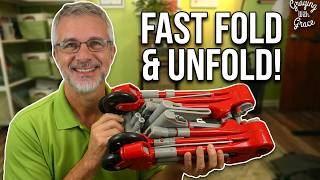 Fold and Unfold Your Vocic Z35 Rollator In Seconds Like This