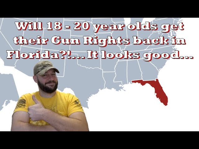 Will 18-20 year olds in Florida be getting Gun Rights again? NRA is getting involved Federally! HUGE