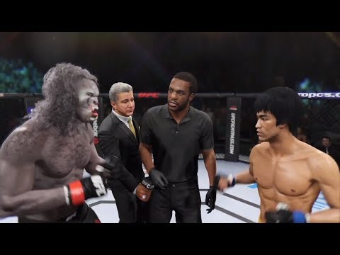 Bruce Lee vs. Werewolf (EA Sports UFC 2) - Rematch (CPU vs. CPU)