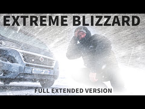 Surviving the Most Extreme Blizzard of my Life. Hurricane Force Snow Storm. Winter Van Life Camping