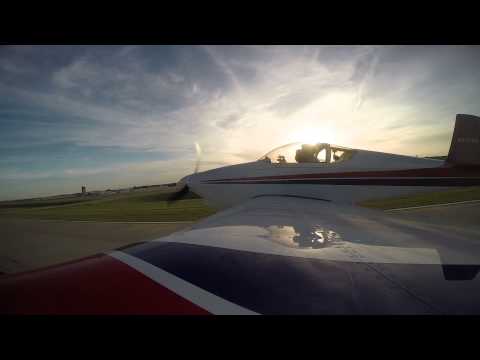 Evening Flight in a Van's RV-7A