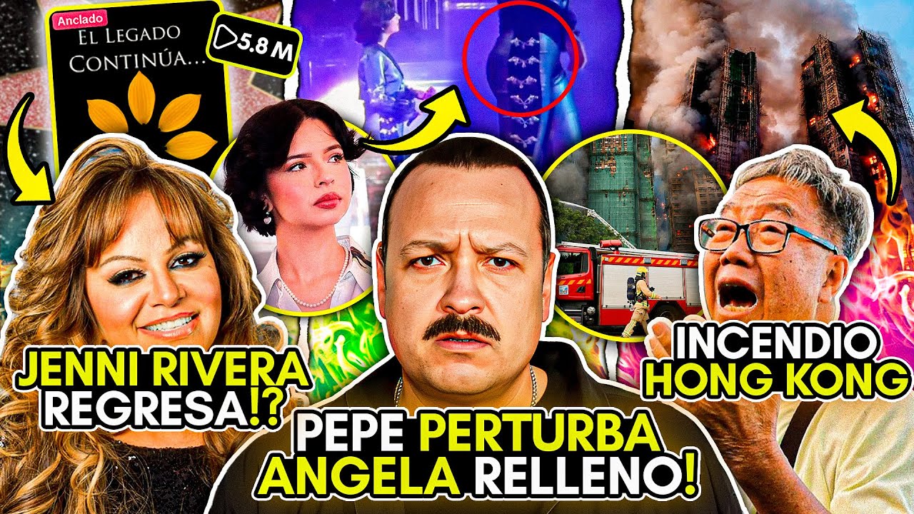 PERTURBADOR VIDEO de PEPE y ANGELA AGUILAR! JENNI RIVERA REAPARECE!? INCENDIO en HONG KONG!