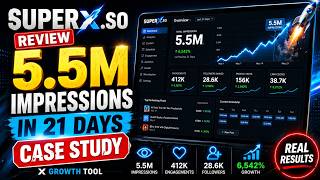🔥 Superx.so Review: 5.5M Impressions in 21 Days [CASE STUDY] | Superx.so - Best New AI Tools