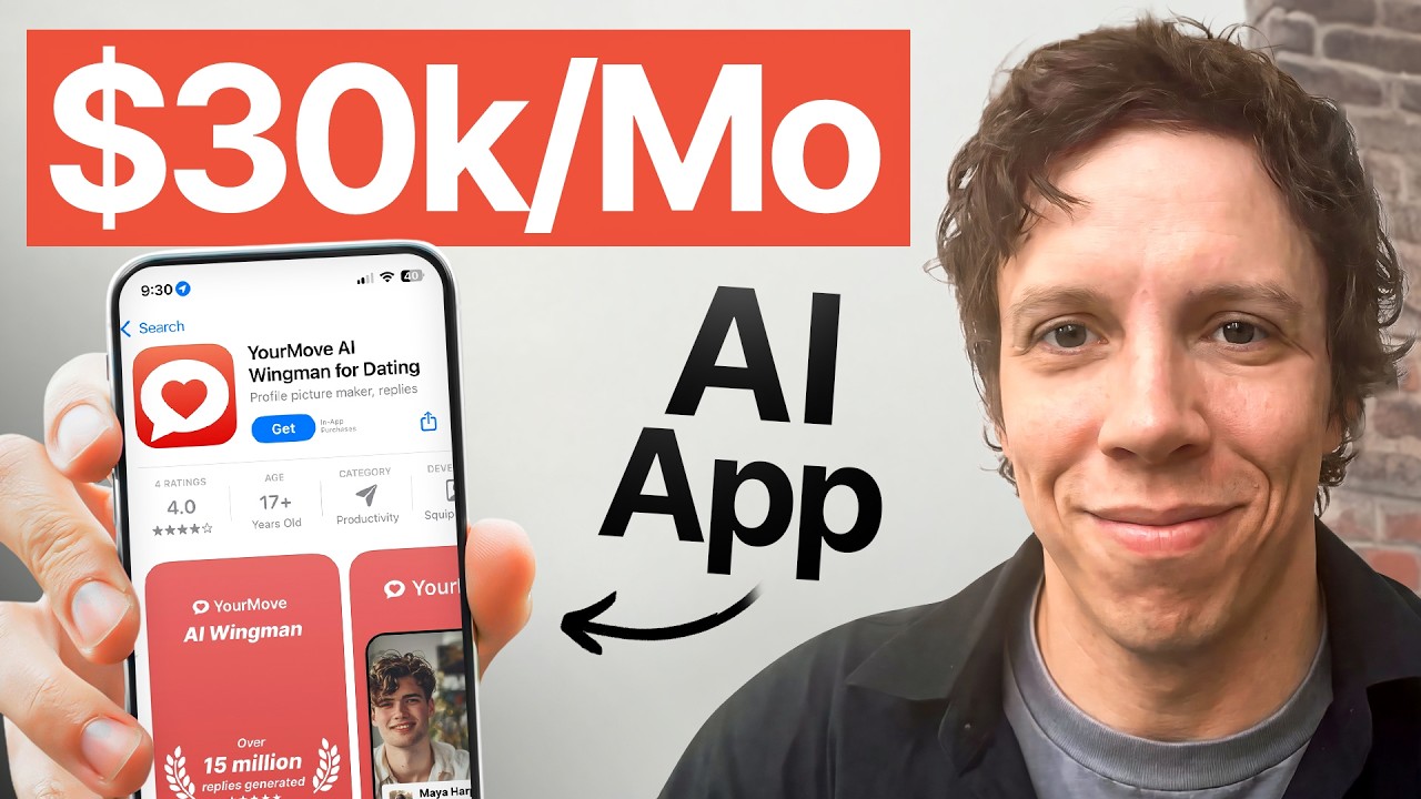 he had nothing.. until he built a stupid simple $30k/mo app with AI
