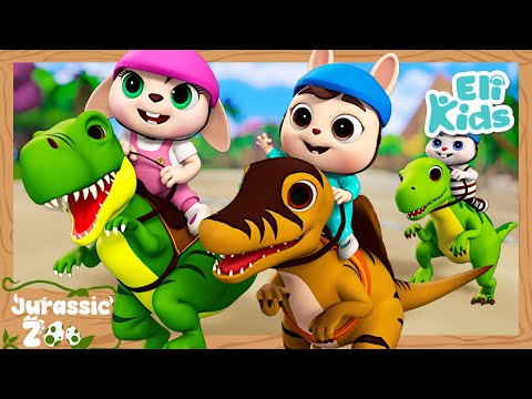 Dinosaur Race Song | Jurassic Zoo | Eli Kids Songs & Nursery Rhymes