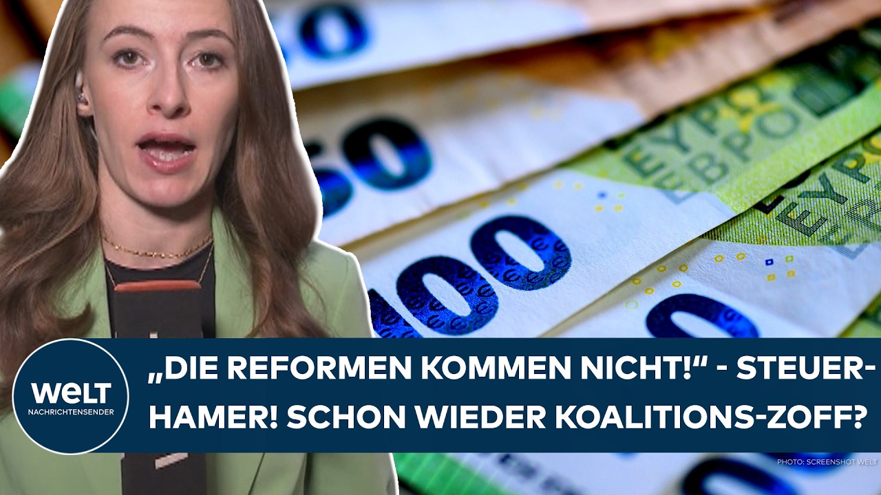 STEUER-SCHOCK: "Die Reformen kommen nicht" - Droht jetzt der nächste Koalitions-Zoff?