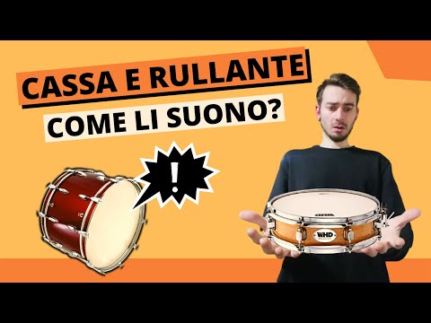 CASSA e RULLANTE nella batteria jazz | come si suonano?