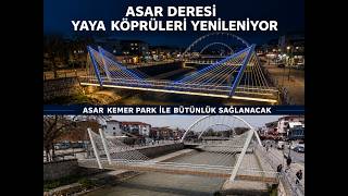 Asar Deresi Yaya Köprüleri Yenileniyor