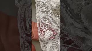 Video de S0614 Tul bordado con lentejuelas y canutillos