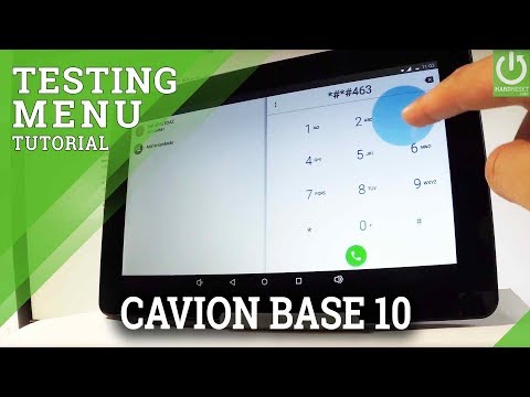 CAVION Base 10 TESTING MENU / Hidden Mode / Tablet Info