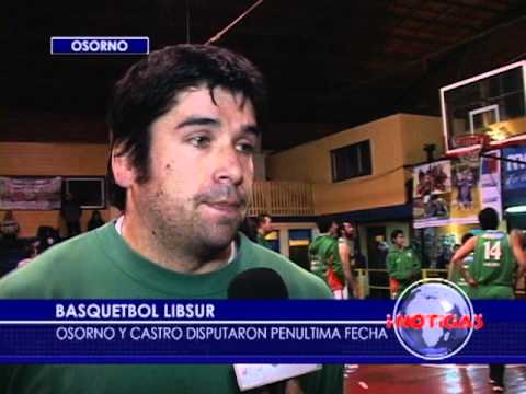 Osorno y Castro jugaron penúltima fecha Libsur.