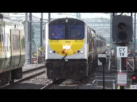 NIR 201 Class Locomotive 8208 + Enterprise Train - Clontarf Road, Dublin