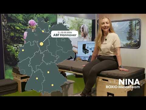 Die neue BOXIO RACK Campingbox! Besuche uns auf der ABF Hannover und teste unser Produkt vor Ort