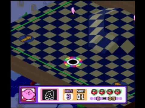 Kirby's Dream Course - Course 1 All hole in one
