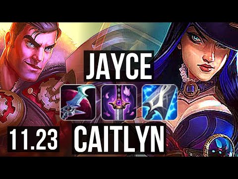 JAYCE vs CAITLYN (TOP) | 15/3/4, 400+ games, Godlike, 900K mastery | EUW Diamond | 11.23