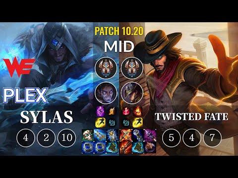 WE Plex Sylas vs Twisted Fate Mid - KR Patch 10.20