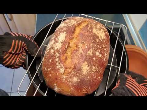 Aldi Bauernbrot Backmischung im Römertopf