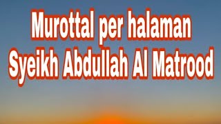 Download lagu Page 024 Syeikh Abdullah Al Matrood Murottal Per Halaman mp3 Download lagu Page 024 Syeikh Abdullah Al Matrood Murottal Per Halaman mp3