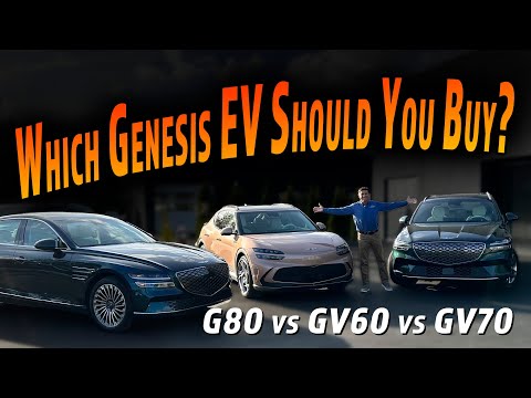 Genesis Now Has 3 EVs, Which Should You Get? Electrified GV60 vs GV70 vs G80