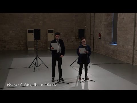 Idiorítmies. Aimée Zito Lema, Itziar Okariz, Norberto Llopis + Paz Rojo